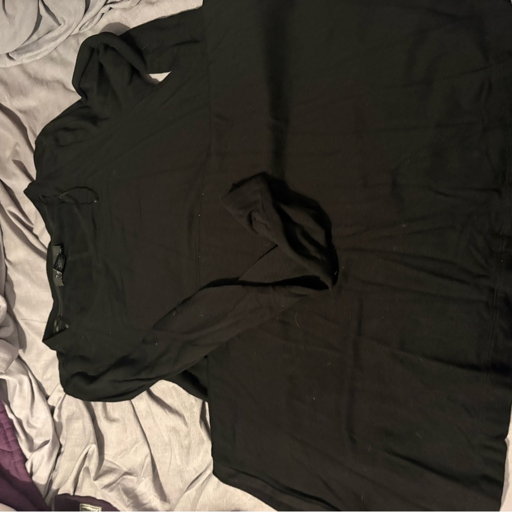 Tahari Black Long-Sleeve Dress
